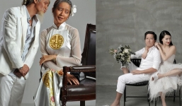 Muôn kiểu chụp ảnh cưới của sao Việt: Người đeo dép tổ ong, người hoá trang thành ông bà lão 80 tuổi