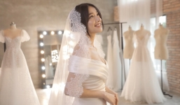 Những hình ảnh chưa từng tiết lộ trong hậu trường thử váy cưới của Nhã Phương