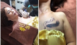 Được cô dâu 61 tuổi xăm tên lên ngực để minh chứng tình yêu, chú rể lại thấy không vui