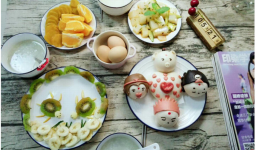 Ông bố đảm đang sáng nào cũng bày biện đồ ăn sáng đẹp như tranh cho vợ con thưởng lãm