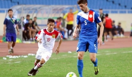 Sau lời tuyên chiến gửi Việt Nam, 'Messi Lào' lập siêu phẩm ở Thái Lan