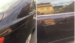 Người phụ nữ lén cào xước xe ô tô Camry: Chủ xe mang xe lên hãng định giá thiệt hại