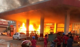 Nguyên nhân vụ cây xăng bốc cháy dữ dội kèm tiếng nổ lớn khiến nhiều người hoảng loạn bỏ chạy thoát thân ở Sài Gòn