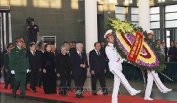 Hình ảnh Lễ viếng nguyên Tổng Bí thư Đỗ Mười
