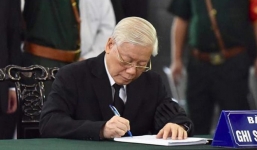 Lời từ biệt xúc động trong sổ tang cố Tổng Bí thư Đỗ Mười