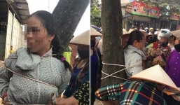 Thực hư thông tin người phụ nữ đi thôi miên cướp tài sản bị trói vào gốc cây ở Vĩnh Phúc