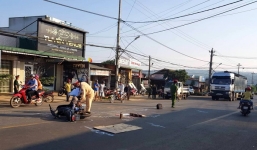 Trích xuất camera truy tìm xe ô tô cán chết trung úy quân đội rồi bỏ trốn