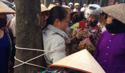 Thông tin mới nhất về vụ người phụ nữ bị trói vào gốc cây ở Vĩnh Phúc