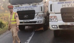 Vụ 14 xe tải dàn hàng trên quốc lộ chống đối CSGT: Công an Quảng Ninh lên tiếng