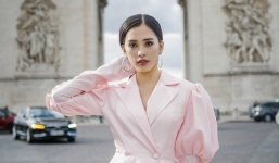 Choáng ngợp trước vẻ đẹp xuất thần của Hoa hậu Tiểu Vy trên đất Pháp sau sự kiện Vinfast