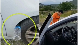 Chiêu thức trộm cắp xe ô tô vô cùng tinh vi chỉ với 1 chai nhựa, xem ngay để cảnh giác
