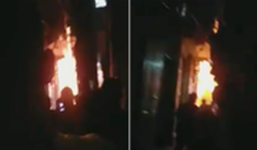 Hà Nội: Mâu thuẫn gia đình, chồng châm lửa đốt nhà khiến 3 người bị thương