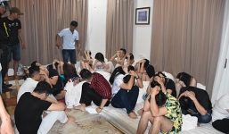 Bà bầu cùng 29 dân chơi thuê biệt thự nghỉ dưỡng để chơi ma túy tập thể