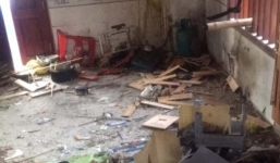 Nhà Chủ tịch xã ở Nghệ An bị ném mìn giữa đêm