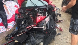 Lộ danh tính tài xế điều khiển siêu xe Ferrari gặp nạn trên cao tốc Hà Nội - Lào Cai