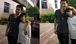 Hình ảnh hiếm hoi Tạ Đình Phong về Hong Kong thăm Trương Bá Chi và 2 con trai