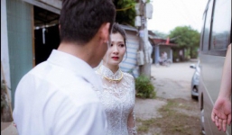 Phía sau bức ảnh cô dâu lau nước mắt chào người thân về nhà chồng: 'Mẹ mình bị ung thư, từ giờ ai sẽ đưa mẹ đi viện...'