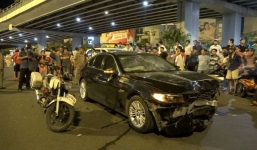 Nữ tài xế BMW gây tai nạn kinh hoàng khai do vướng giày cao gót đạp chân ga