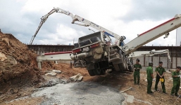 Quảng Ninh: Máy bơm bê tông gặp sự cố, 3 người thương vong 
