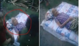 Lan truyền clip con vứt mẹ già ra đường gây xôn xao cộng đồng mạng