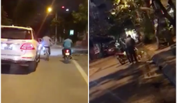 Thanh niên hồn nhiên cưỡi xe đạp vào nhà hàng 'xin đểu' nhưng bất thành và bị đuổi đánh