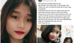 Thiếu nữ 17 tuổi nhắn tin về nhà lúc nửa đêm: 'Cháu bị bắt cóc, giam giữ tại Côn Minh – Trung Quốc'