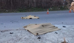 Quảng Ninh: Xe khách đâm xe máy đi ngược chiều khiến 2 bố con tử vong