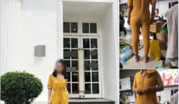 Đặt mua bộ jumpsuit vàng sang chảnh trên mạng, cô gái kêu trời vì mặc thử chẳng khác gì bộ đồ thợ lặn