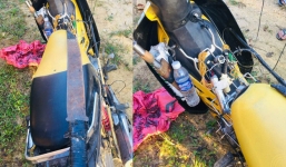 Mang dao kiếm đi trộm chó, 2 cẩu tặc bị dân vây đánh nhừ tử