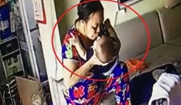 Clip người giúp việc nhổ nước bọt vào miệng bé trai gây phẫn nộ