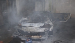 'Bà hoả' thiêu rụi ô tô Audi trị giá 1 tỷ đồng