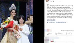 Phương Khánh viết tâm thư xúc động gửi mẹ sau khi đăng quang Hoa hậu Trái đất 2018