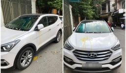 Bị ném trứng sống vương vãi khắp xe vì tội đỗ chắn trước cửa nhà người khác