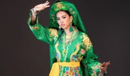 Hoa hậu Tiểu Vy đẹp mê đắm, mang điệu múa chầu văn đến Hoa hậu Thế giới 2018