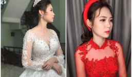 Tiết lộ nhan sắc siêu lung linh của cô dâu 18 tuổi trong đám cưới khủng, chi gần 1 tỷ đồng dựng rạp ở Vĩnh Phúc