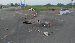 Chồng mất cả vợ lẫn con trong vụ xe container lật ở Ba Vì: Gia đình không ai biết tin cho đến khi đọc báo