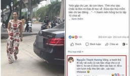 Chị Lan 'cave' phản ứng hài hước khi bị cư dân mạng chụp trộm ngoài đời