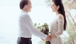 Ảnh cưới đẹp lung linh của Thứ trưởng Bộ Tài chính và ca sĩ Đinh Hiền Anh