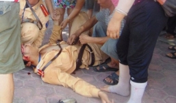 CSGT kể lại giây phút bị nam thanh niên đâm trọng thương khi đang làm nhiệm vụ