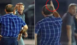 Màn nóng giận, từ chối bắt tay đối thủ của thầy Park lên báo châu Á