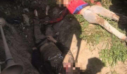 Dừng xe ven đường, nhóm phượt thủ bị xe container lật đè trúng người 