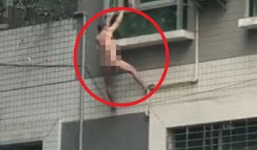 Chồng nhân tình bất ngờ về nhà đột xuất, người đàn ông mình trần đánh đu ngoài cửa sổ