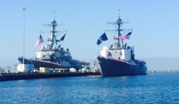 Mỹ cử hai tàu Hải quân qua eo biển Đài Loan bất chấp sự phản đối của Trung Quốc