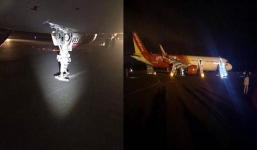 Khoảnh khắc máy bay Vietjet hạ cánh không có bánh xe, 6 người bị thương
