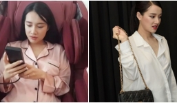 Khuôn mặt Nhã Phương bắt đầu thay đổi khi mang thai