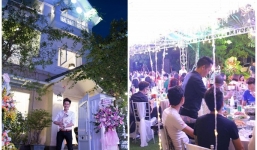 Nam ca sỹ “sưu tầm sổ đỏ' mở tiệc tân gia linh đình tại biệt thự 20 tỷ