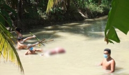 Vụ phát hiện thi thể người phụ nữ bị trói 2 chân, dìm dưới mương: Người chồng biến mất