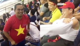 CĐV Việt Nam và Philippines đổi áo, bắt tay trên khán đài xôn xao MXH