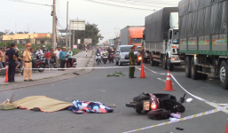 Tai nạn giao thông nghiêm trọng: Bị xe tải ôm cua ẩu, nam nhân viên bất động sản tử vong thương tâm
