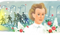 Trang chủ Google 4/12 vinh danh Edith Cavell - Nữ y tá anh hùng thời Thế chiến I